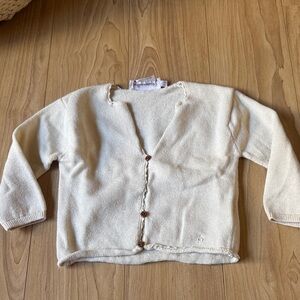 Bonpoint Ivory Knit Sweater